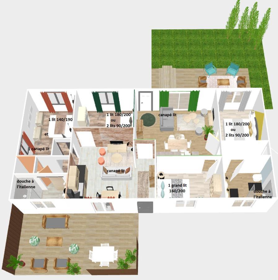 Le Cottage Duo Vigne Rouge Sauna Gaillac Entre Albi-Toulouse & Les Cottages Du Tarn Brens  Εξωτερικό φωτογραφία